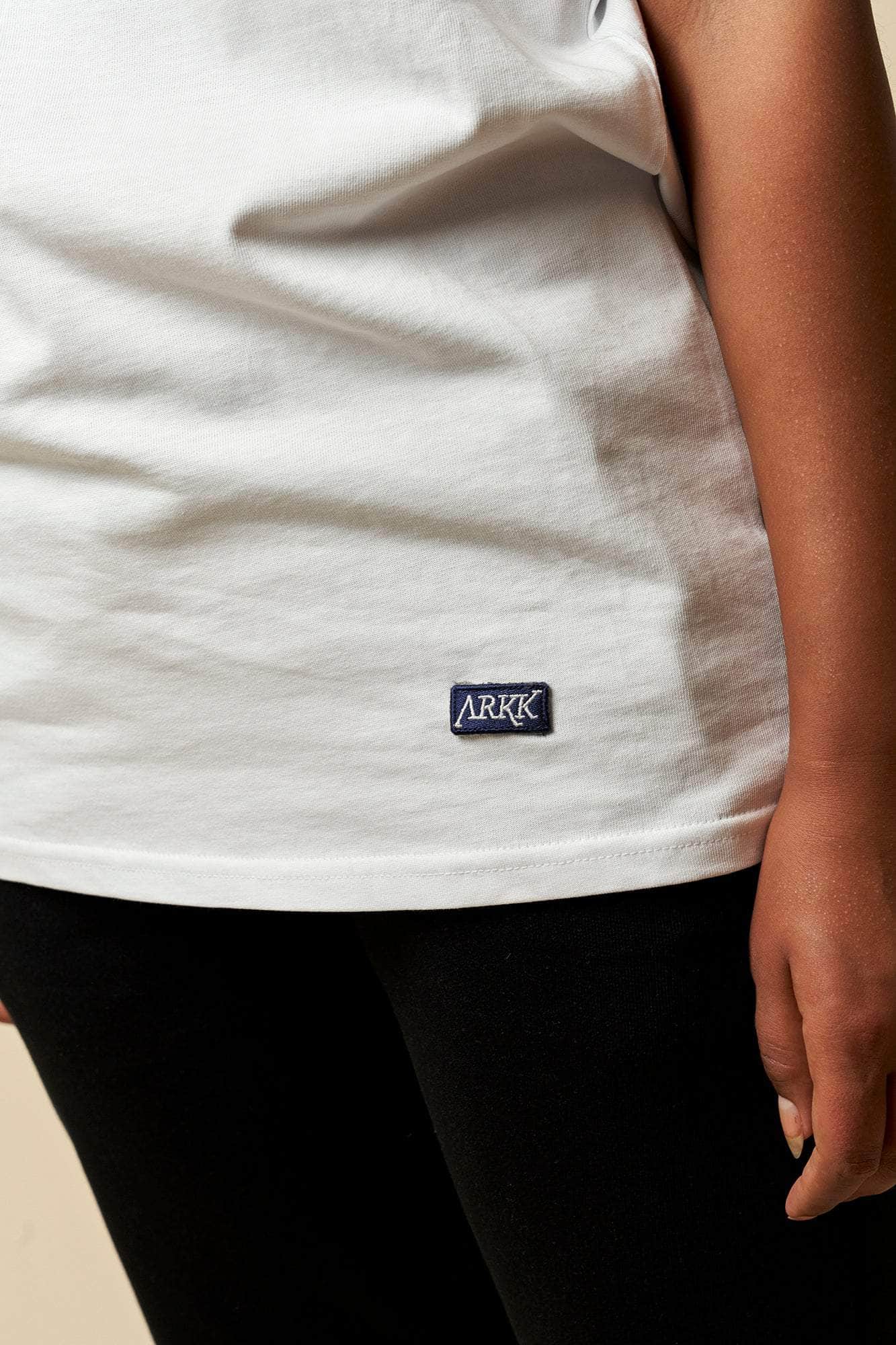 ARKK Apparel ARKK Box Logo Tee | White T-Shirt